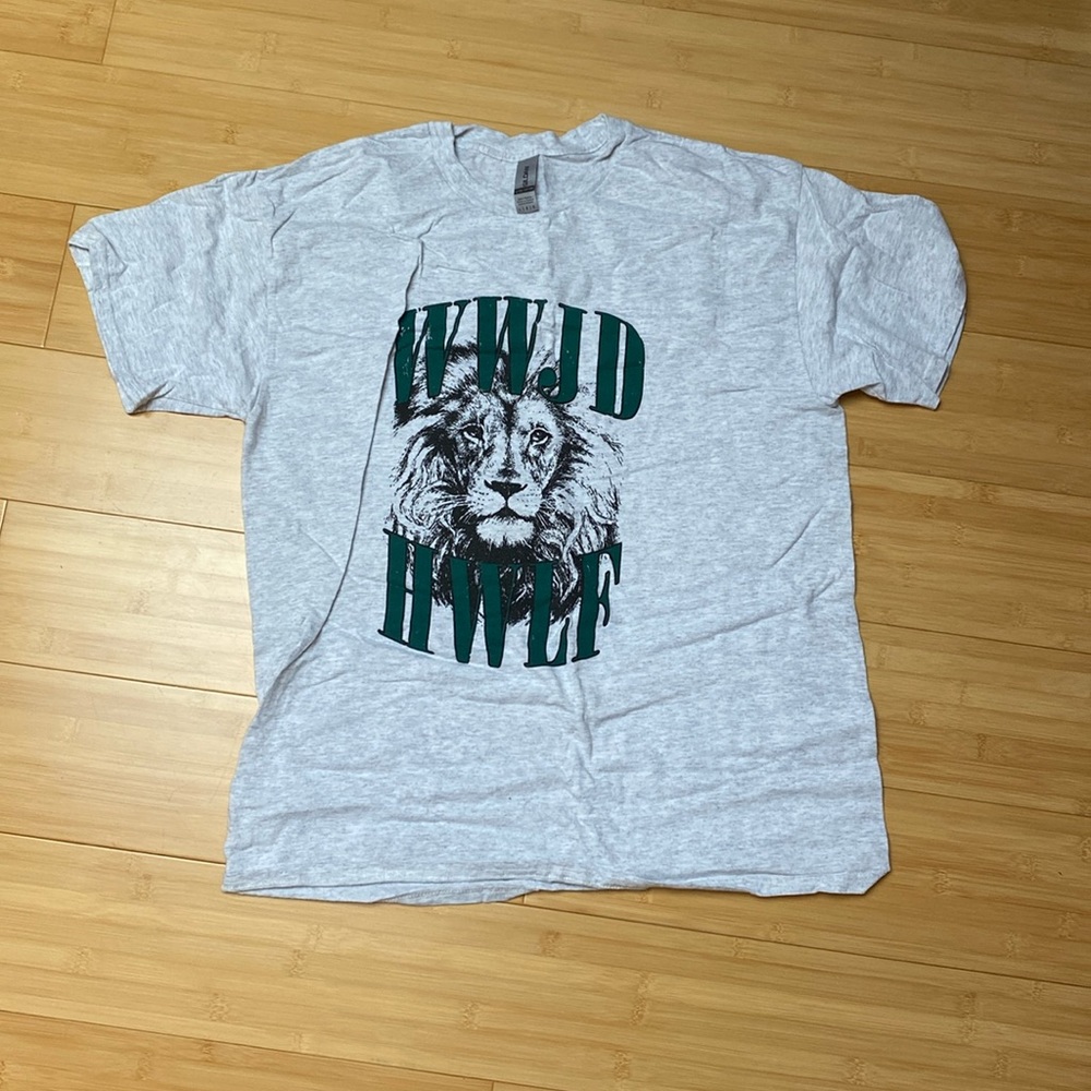 What Would Jesus Do Lion Tee Shirt He Would Love First